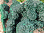 Natural Large Ball Malachite Specimens with Drusy Quartz on Dolomite x 1 From Mindingi Mine, Kambove, Congo - Toprock Gemstones and Minerals 