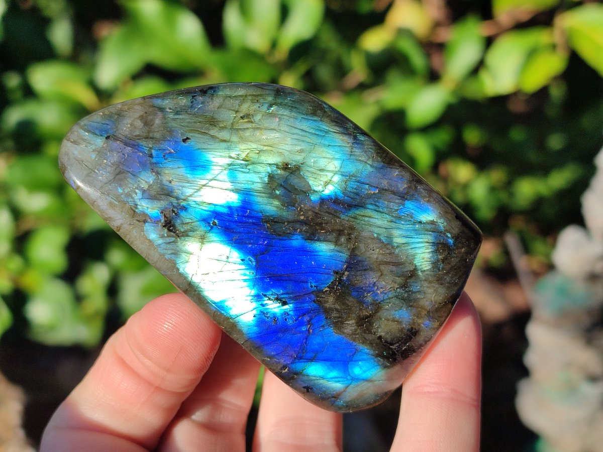 Polished Small Labradorite Standing Display Pieces x 6 From Madagascar - Toprock Gemstones and Minerals 