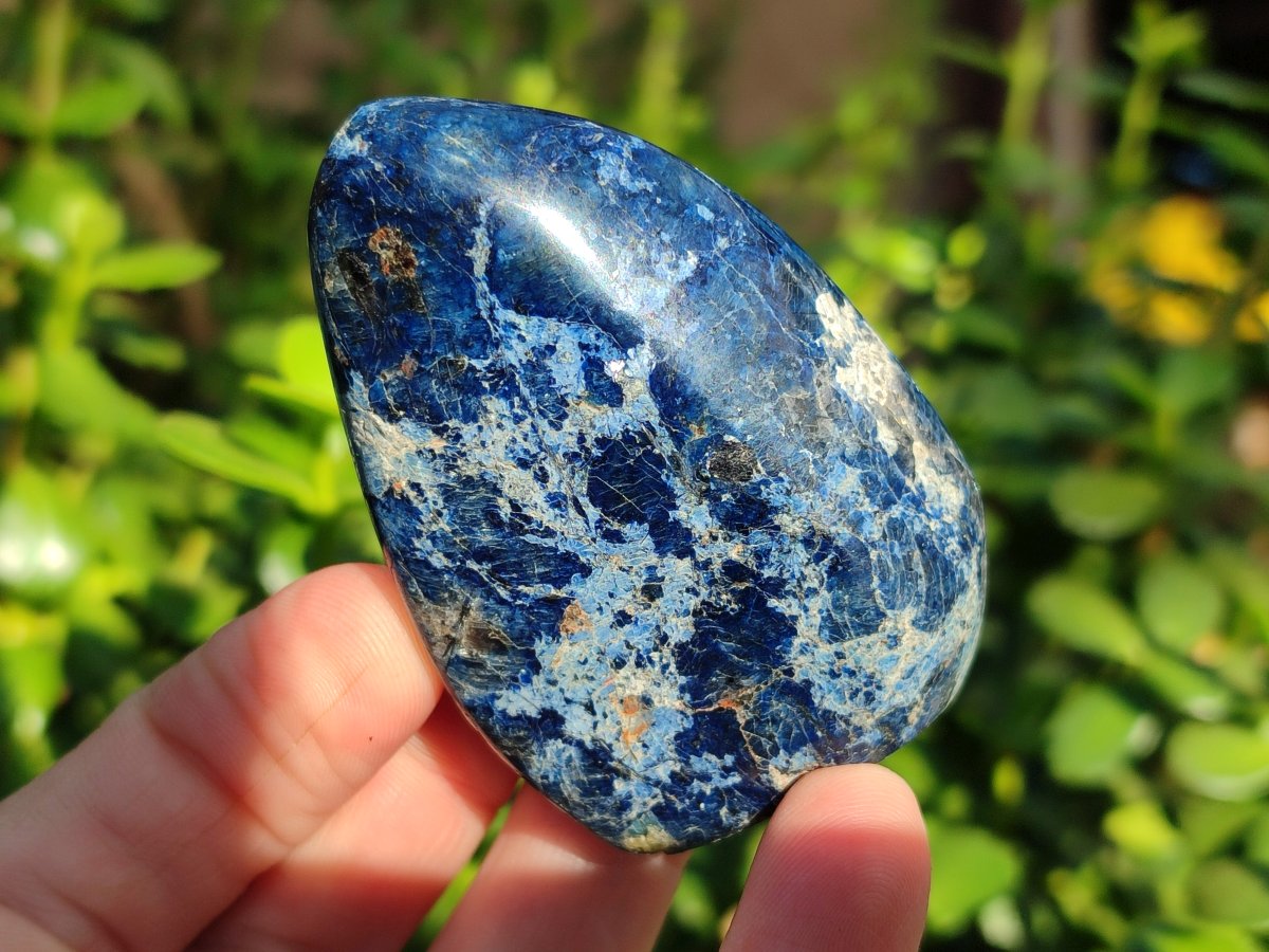 Polished Rare Small Dumortierite Standing Display Pieces x 12 From Madagascar - Toprock Gemstones and Minerals 