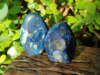 Polished Rare Small Dumortierite Standing Display Pieces x 12 From Madagascar - Toprock Gemstones and Minerals 