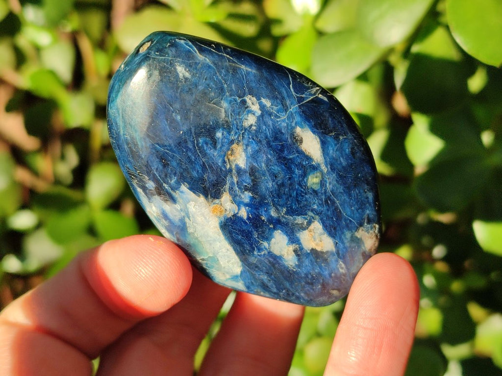 Polished Rare Small Dumortierite Standing Display Pieces x 12 From Madagascar - Toprock Gemstones and Minerals 