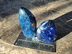 Polished Rare Small Dumortierite Standing Display Pieces x 12 From Madagascar - Toprock Gemstones and Minerals 