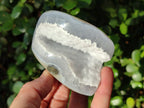 Polished Blue Lace Agate Standing Display Pieces and Free Forms x 6 From Nsanje, Malawi - Toprock Gemstones and Minerals 