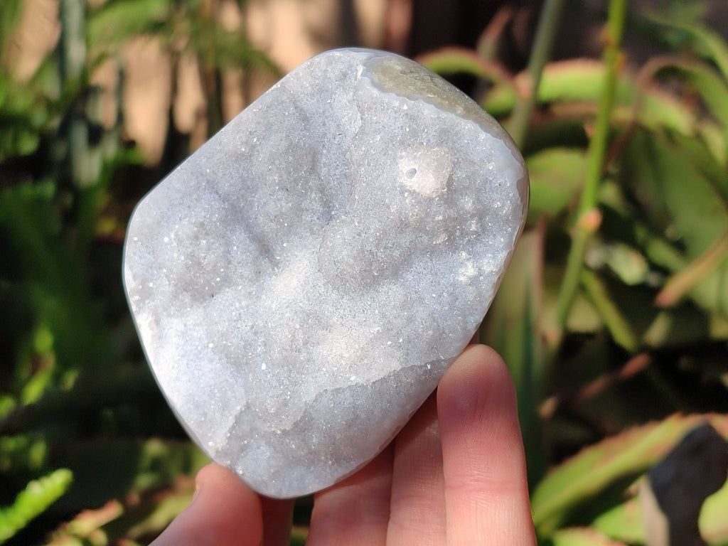 Polished Blue Lace Agate Standing Display Pieces and Free Forms x 6 From Nsanje, Malawi - Toprock Gemstones and Minerals 