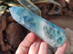 Polished Watermelon Fluorite Display Crystals x 6 From Uis, Namibia - Toprock Gemstones and Minerals 