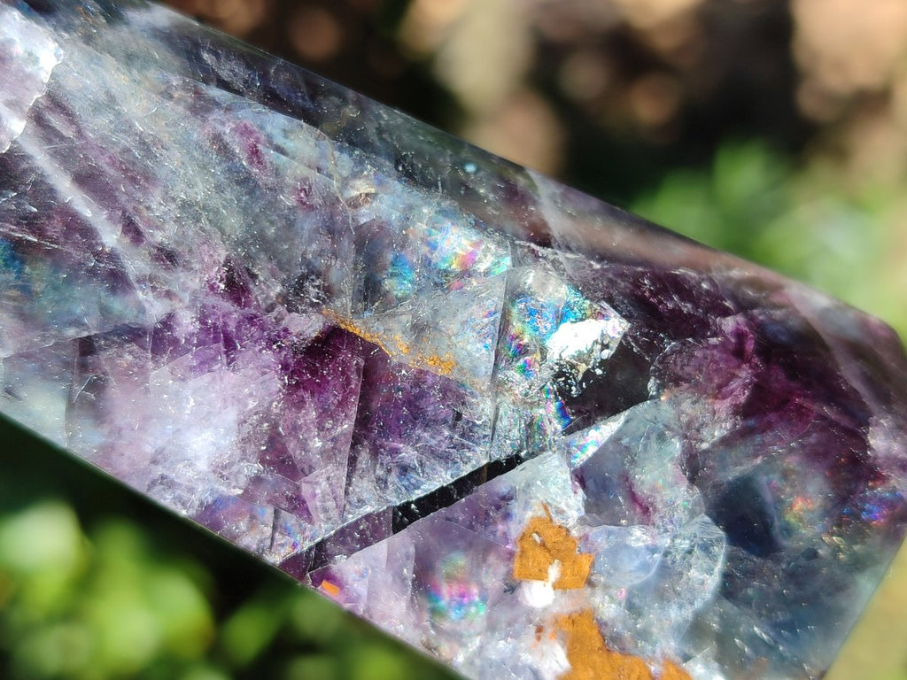 Polished Watermelon Fluorite Display Crystals x 6 From Uis, Namibia - Toprock Gemstones and Minerals 