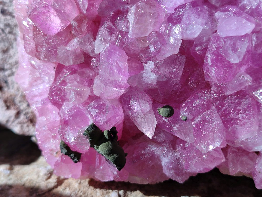 Natural XL Ultra Rare Cobaltion Rhodocalcite Specimen x 1 From Mashamba West, Congo - Toprock Gemstones and Minerals 
