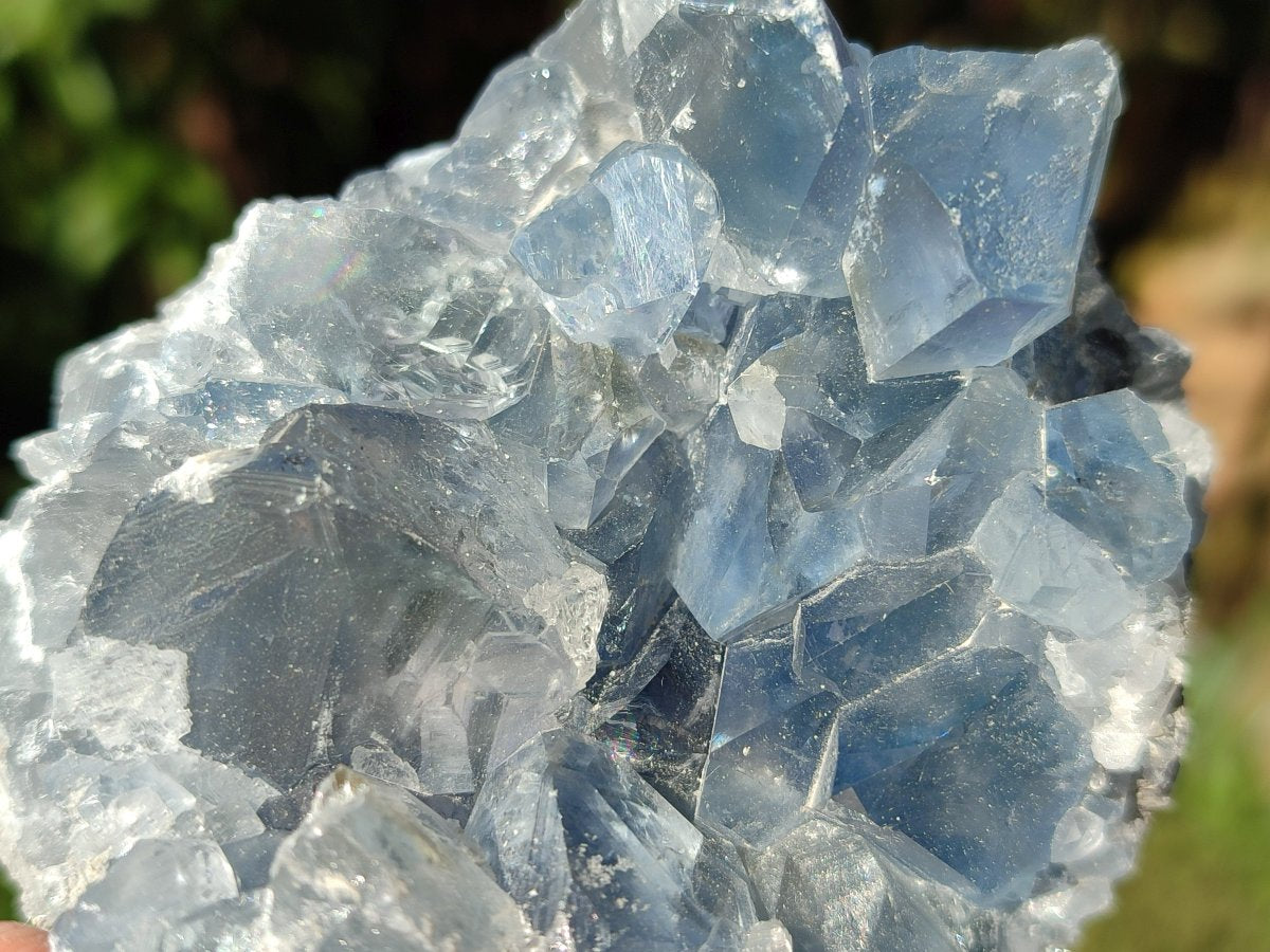 Natural Blue Celestite Specimens x 21 From Sakoany, Madagascar - Toprock Gemstones and Minerals 