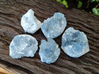 Natural Blue Celestite Specimens x 21 From Sakoany, Madagascar - Toprock Gemstones and Minerals 