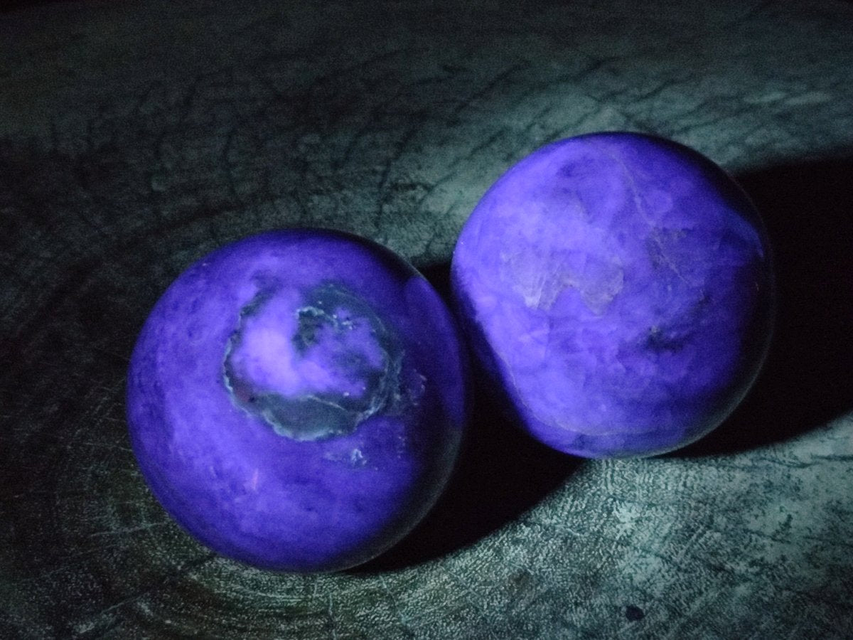 Polished Watermelon Fluorite Spheres x 2 From Uis, Namibia - Toprock Gemstones and Minerals 