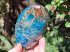 Polished Blue Apatite Standing Display Pieces x 3 From Betroka, Madagascar - Toprock Gemstones and Minerals 
