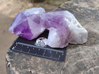 Polished Large Jacaranda Amethyst Single Crystals x 9 From Mumbwa, Zambia - Toprock Gemstones and Minerals 