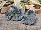 Natural Libethenite Specimens on Dolomite Matrix Specimens x 2 From Shituru, Congo - Toprock Gemstones and Minerals 