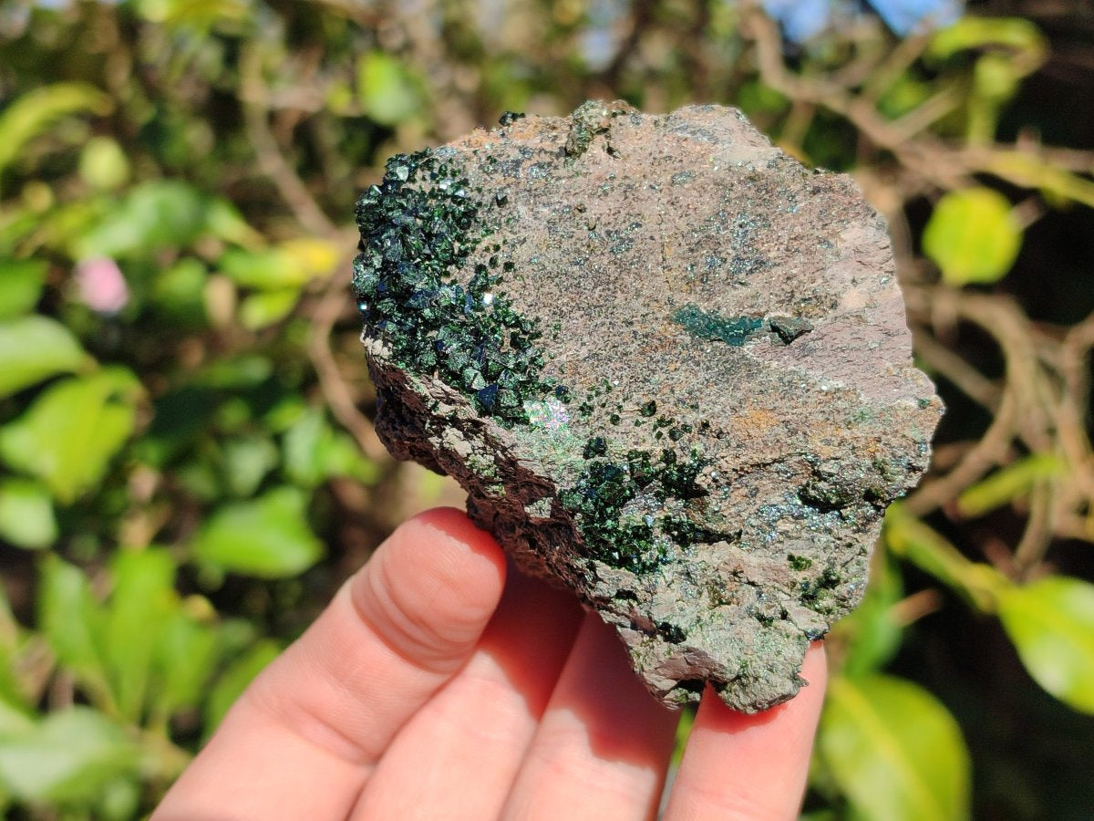 Natural Libethenite Specimens on Dolomite Matrix Specimens x 2 From Shituru, Congo - Toprock Gemstones and Minerals 