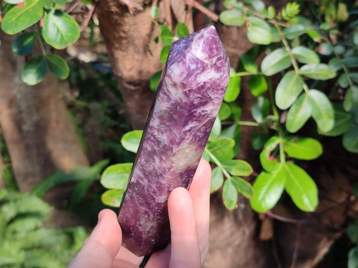 Polished Lepidolite Display Crystals x 6 From Ambatondrazaka, Madagascar - Toprock Gemstones and Minerals 