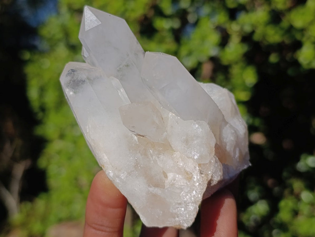 Natural Cascading Candle Quartz Clusters x 6 From Antsirabe, Madagascar - Toprock Gemstones and Minerals 