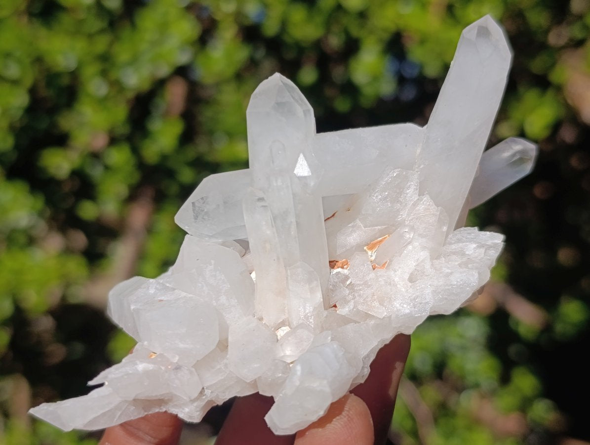 Natural Cascading Candle Quartz Clusters x 6 From Antsirabe, Madagascar - Toprock Gemstones and Minerals 