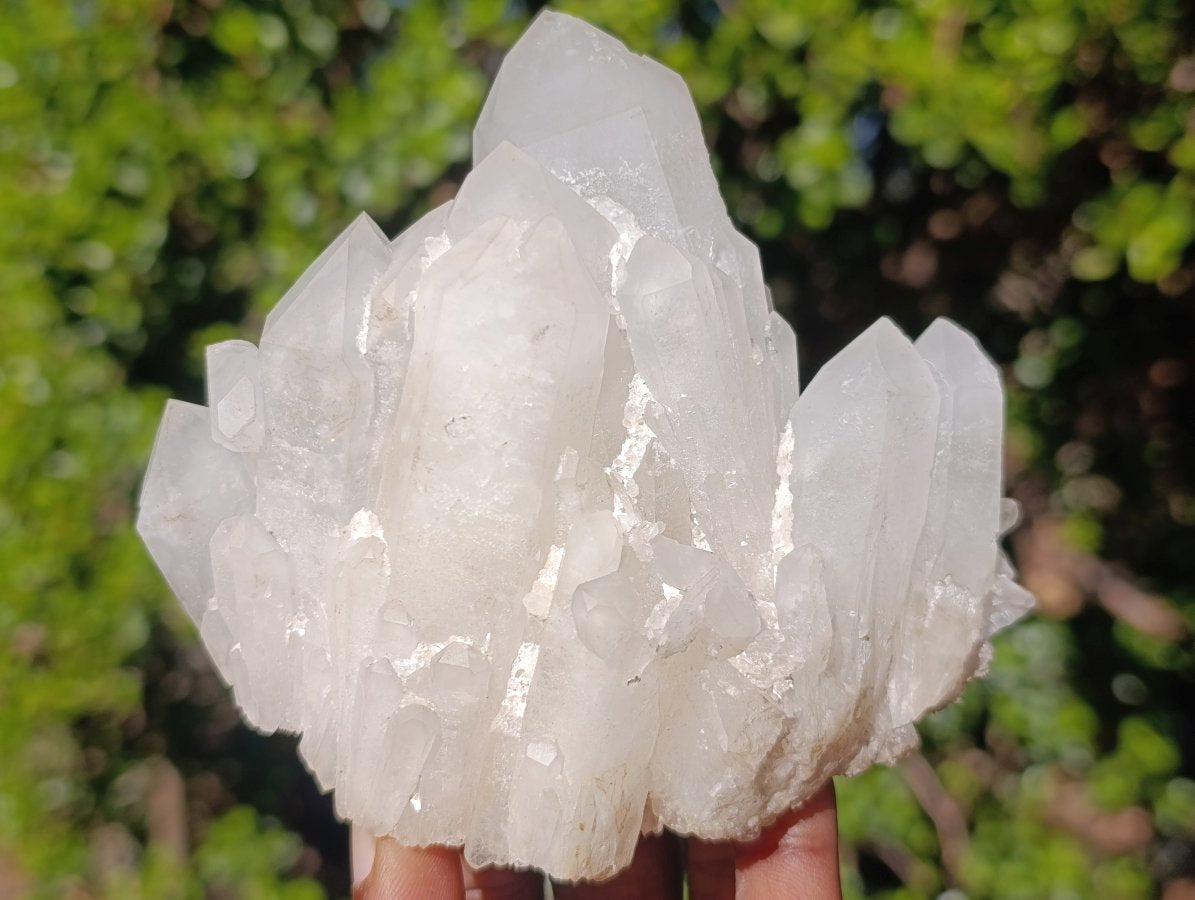 Natural Cascading Candle Quartz Clusters x 6 From Antsirabe, Madagascar - Toprock Gemstones and Minerals 