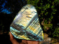 Polished Large Labradorite Standing Display Piece x 1 From Madagascar - Toprock Gemstones and Minerals 