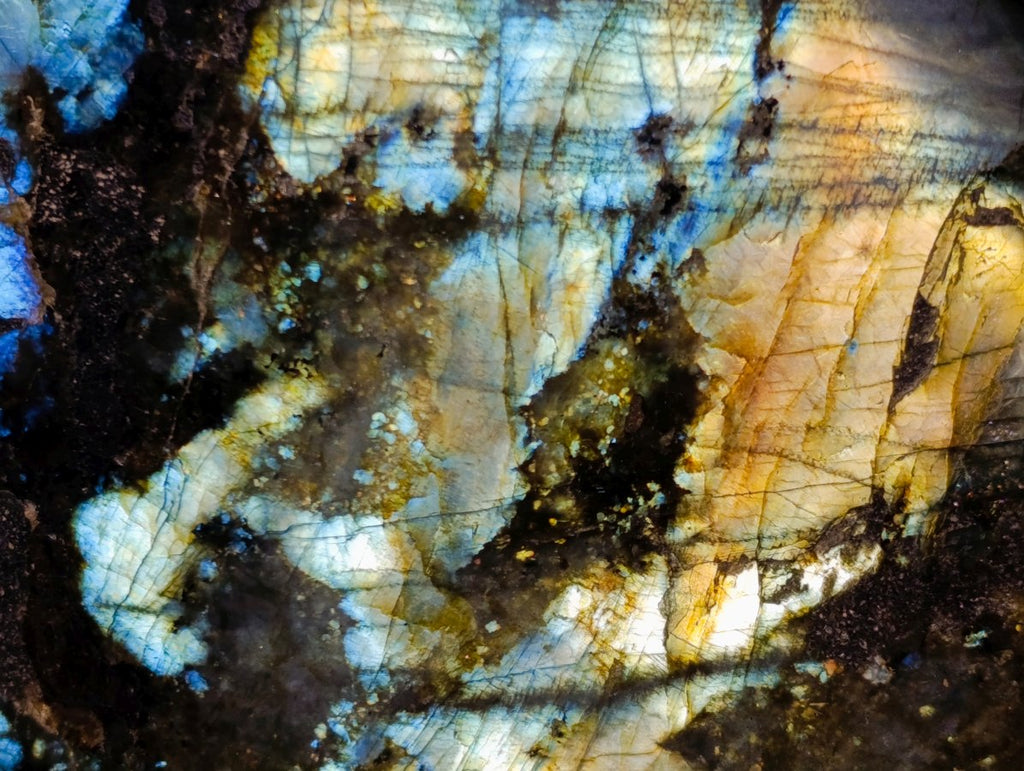 Polished Large Labradorite Standing Display Piece x 1 From Madagascar - Toprock Gemstones and Minerals 