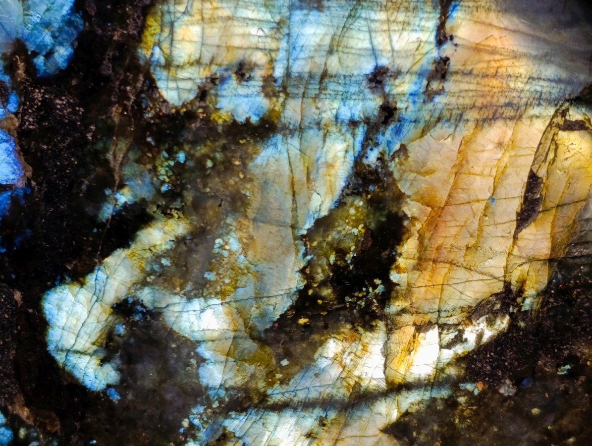 Polished Large Labradorite Standing Display Piece x 1 From Madagascar - Toprock Gemstones and Minerals 