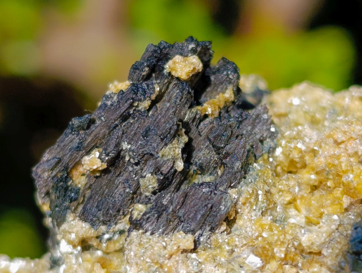 Natural Schorl Black Tourmaline Specimens with Muscovite Mica x 6 From Erongo, Namibia - Toprock Gemstones and Minerals 