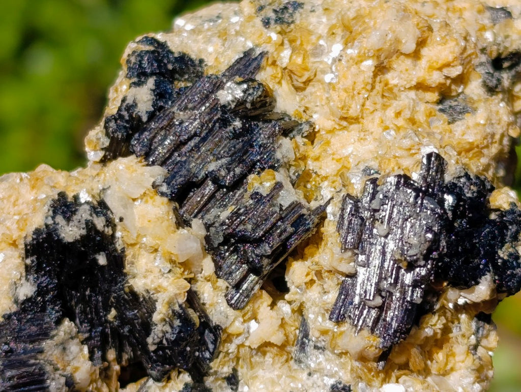 Natural Schorl Black Tourmaline Specimens with Muscovite Mica x 6 From Erongo, Namibia - Toprock Gemstones and Minerals 