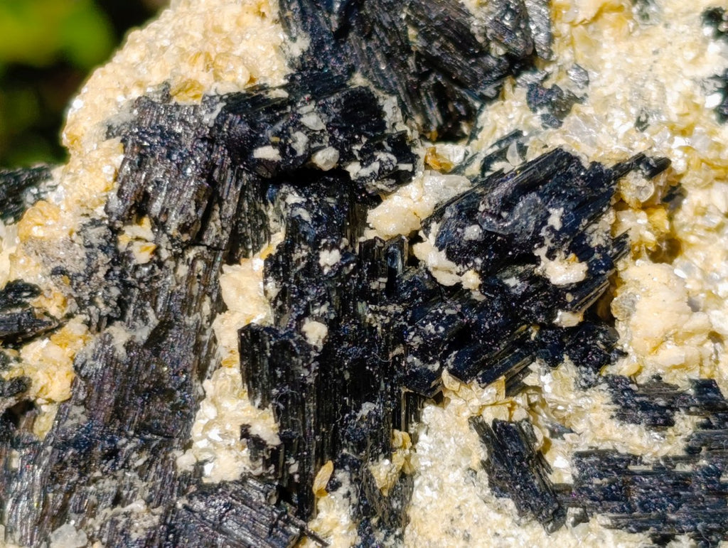Natural Schorl Black Tourmaline Specimens with Muscovite Mica x 6 From Erongo, Namibia - Toprock Gemstones and Minerals 