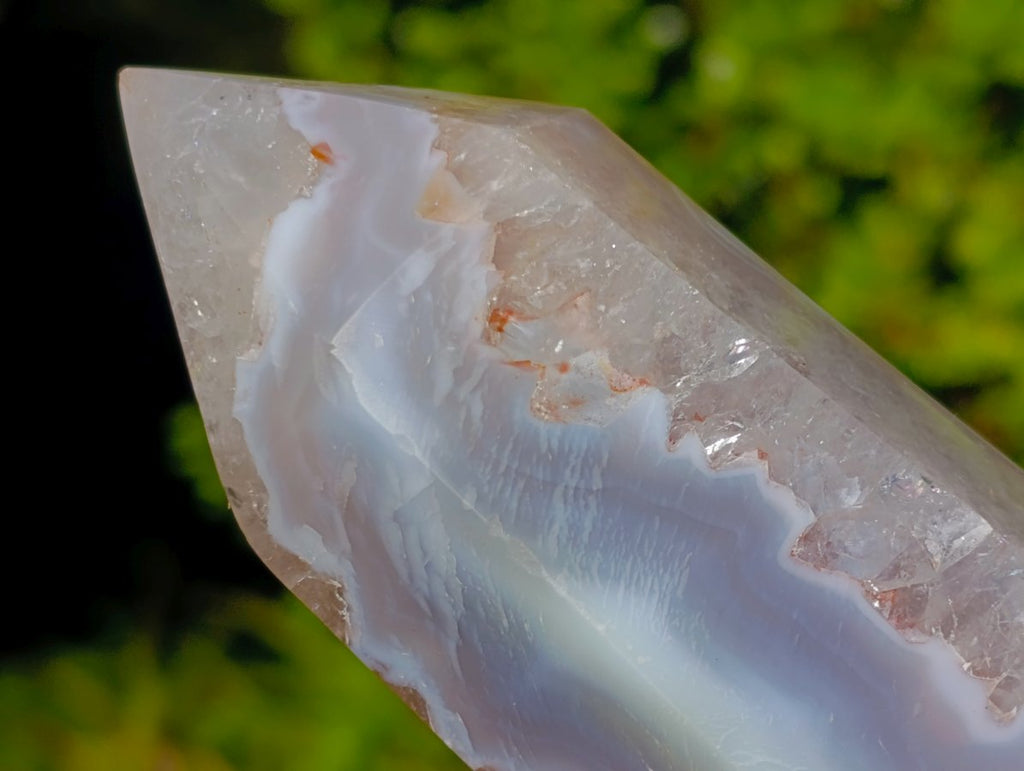 Polished Banded Agate Standing Display Pieces x 3 From Madagascar - Toprock Gemstones and Minerals 
