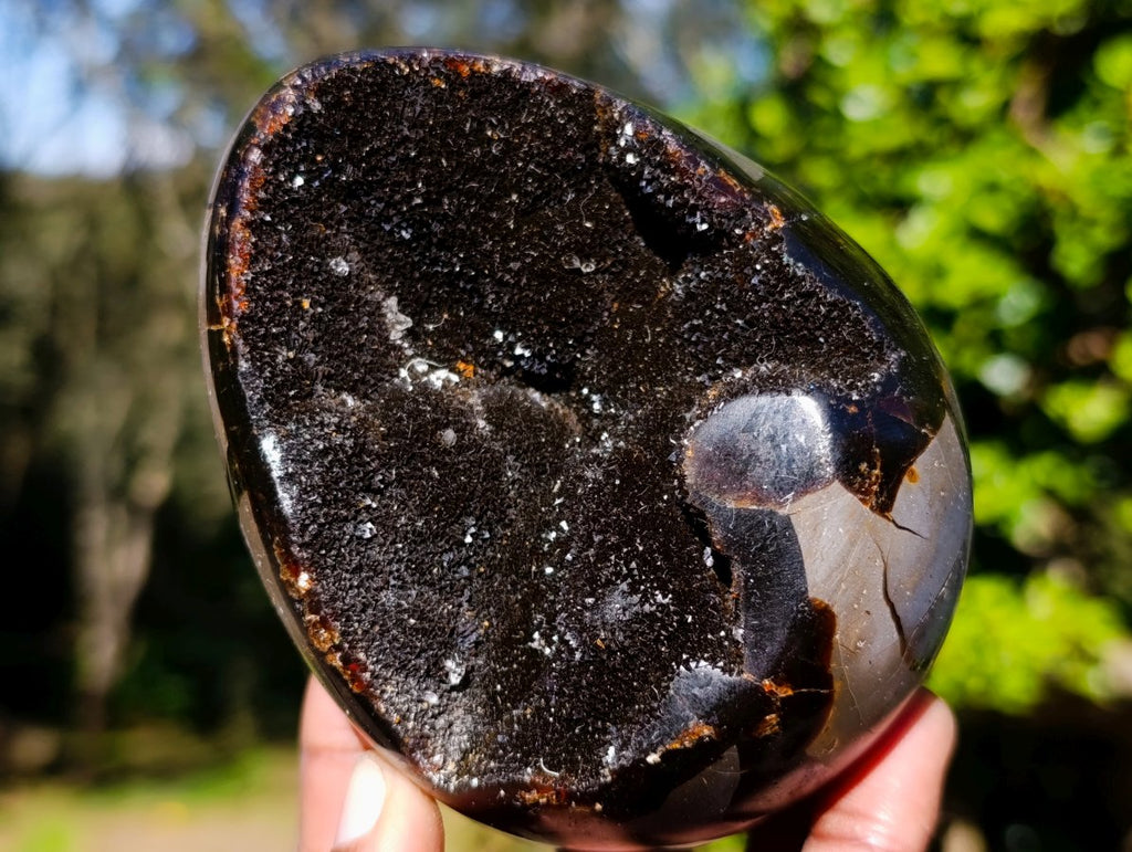 Polished Septerye Sauvage "Dragons Eggs" Geode x 3 From Mahajanga, Madagascar - Toprock Gemstones and Minerals 