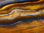Polished Golden Tigers Eye Standing Display Pieces x 2 From Prieska, South Africa - Toprock Gemstones and Minerals 