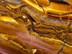 Polished Golden Tigers Eye Standing Display Pieces x 2 From Prieska, South Africa - Toprock Gemstones and Minerals 