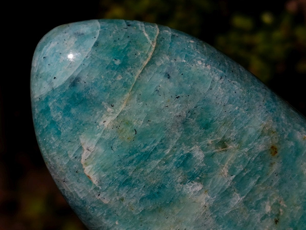 Polished Amazonite Standing Display Pieces x 4 From Madagascar - Toprock Gemstones and Minerals 