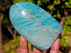 Polished Amazonite Standing Display Pieces x 4 From Madagascar - Toprock Gemstones and Minerals 