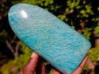 Polished Amazonite Standing Display Pieces x 4 From Madagascar - Toprock Gemstones and Minerals 