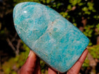 Polished Amazonite Standing Display Pieces x 4 From Madagascar - Toprock Gemstones and Minerals 