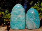 Polished Amazonite Standing Display Pieces x 4 From Madagascar - Toprock Gemstones and Minerals 