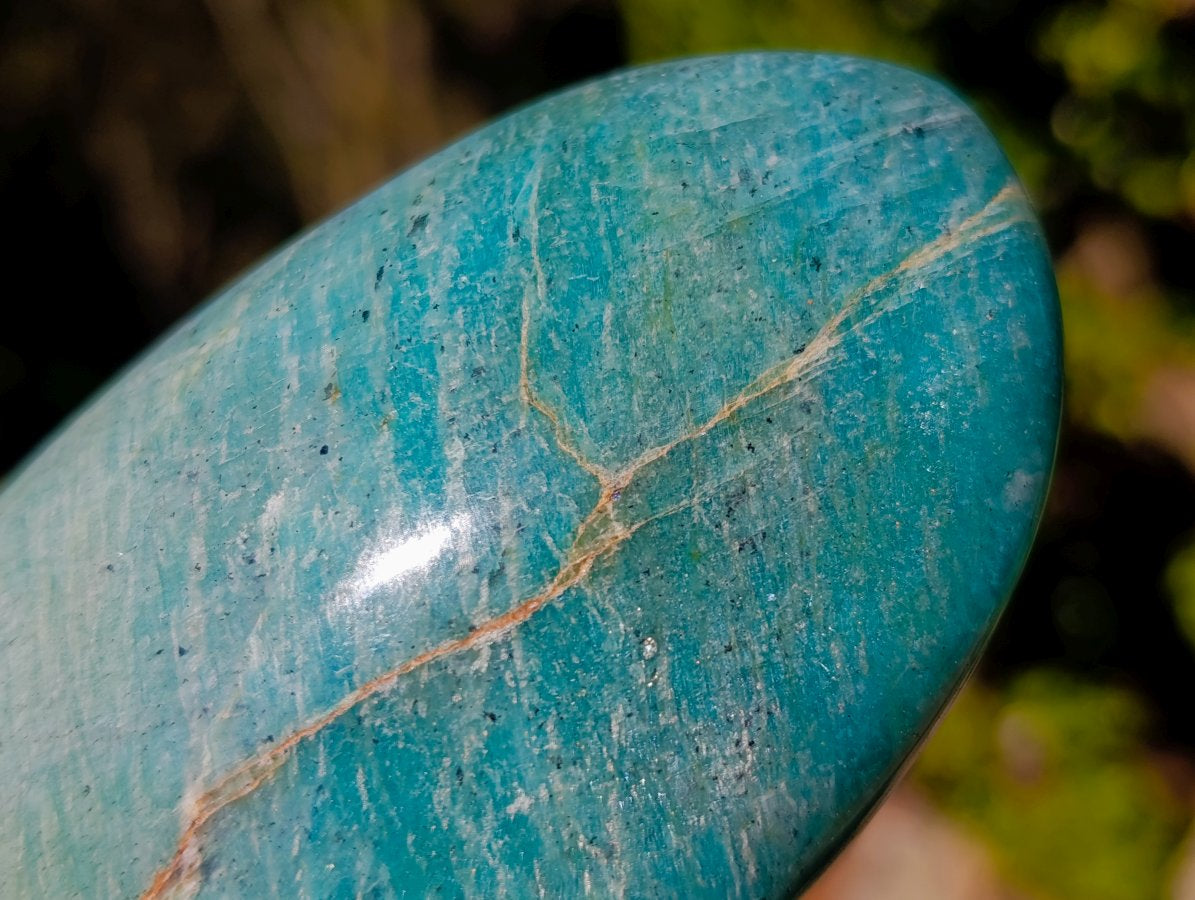 Polished Amazonite Standing Display Pieces x 4 From Madagascar - Toprock Gemstones and Minerals 