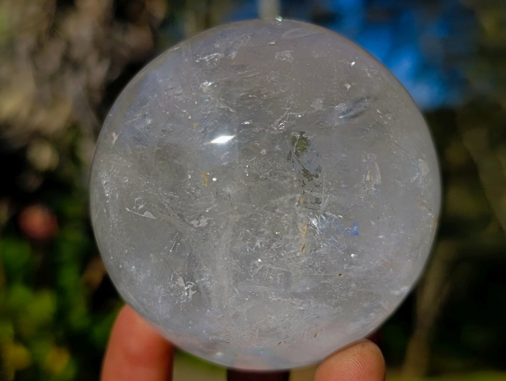Polished Rock Crystal Balls x 3 From Amoron’i Mania, Madagascar