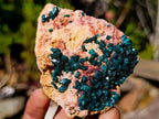 Natural Cabinet Sized Dioptase Specimens on Dolomite Matrix x 6 From Likasi, Congo - Toprock Gemstones and Minerals 