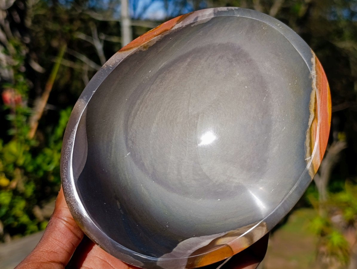 Polished Polychrome Jasper Bowls x 3 From NW Coast, Madagascar - Toprock Gemstones and Minerals 