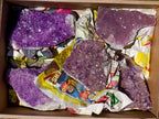 Natural Amethyst Clusters x 35 From Madagascar - Toprock Gemstones and Minerals 