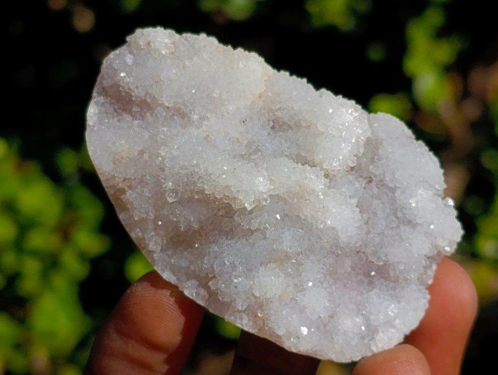 Natural Drusy Snow White Quartz Clusters x 12 From Madagascar - Toprock Gemstones and Minerals 