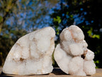 Natural Drusy Snow White Quartz Clusters x 12 From Madagascar - Toprock Gemstones and Minerals 