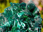 Natural Silky Malachite Specimens x 2 From Kasompe, Congo - Toprock Gemstones and Minerals 