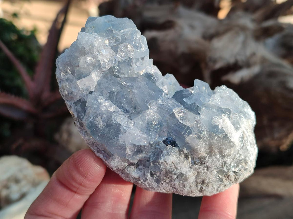 Natural Blue Celestite Specimens x 25 From Sakoany, Madagascar - Toprock Gemstones and Minerals 