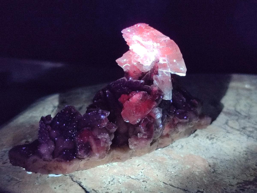 Natural Rhomboherdral and Spearhead Calcite Cluster Specimens x 6 From Albert's Mountain, Lesotho - Toprock Gemstones and Minerals 