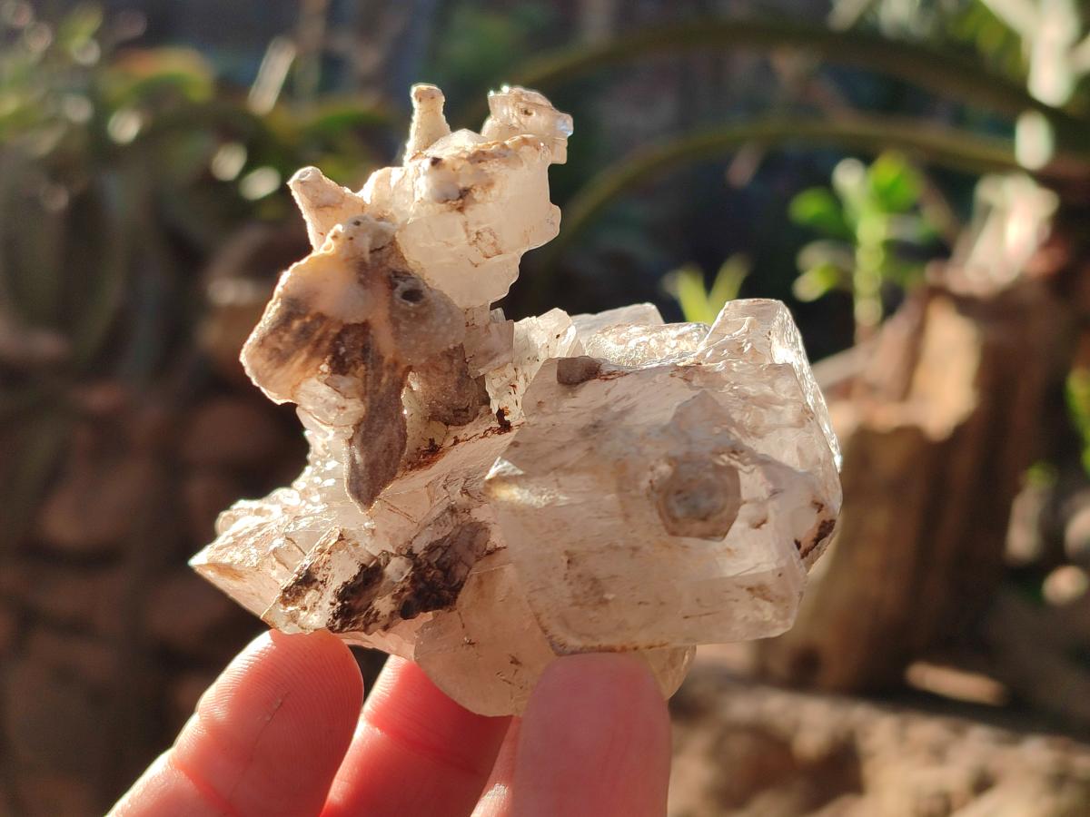 Natural Rhomboherdral and Spearhead Calcite Cluster Specimens x 6 From Albert's Mountain, Lesotho - Toprock Gemstones and Minerals 