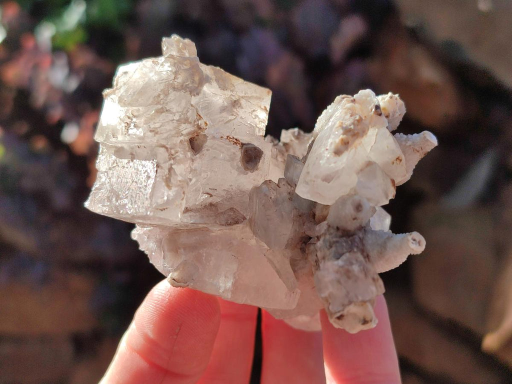 Natural Rhomboherdral and Spearhead Calcite Cluster Specimens x 6 From Albert's Mountain, Lesotho - Toprock Gemstones and Minerals 