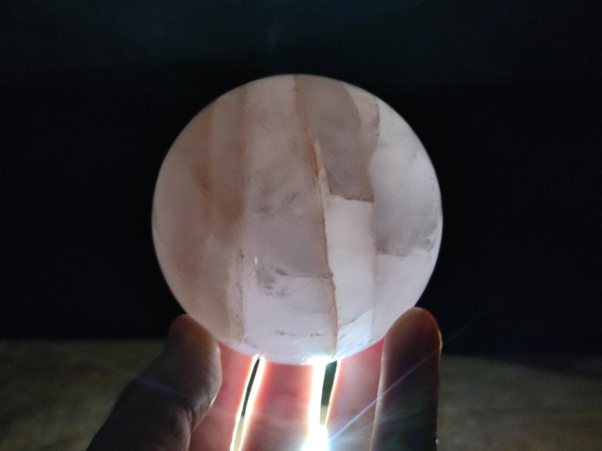 Polished Gemmy Star Rose Quartz Spheres x 2 From Madagascar - Toprock Gemstones and Minerals 